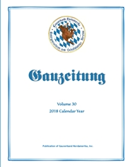 2018 Gauzeitung Vol 30 cover image