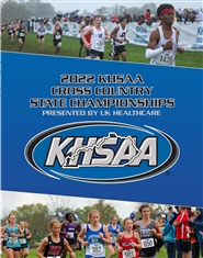 2022 KHSAA Cross Country State Championship Program (B&W) cover image