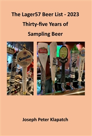 The Lager57 Beer List - 2023 : Thirty-five Years of Sampling Beer cover image