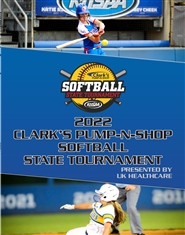 2022 KHSAA Softball State Tournament Program (B&W) cover image