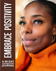 Embrace Positivity: A 90-Day Affirmation Journal (Black & White Edition) cover image