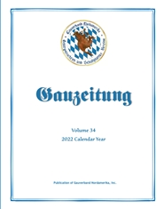 2022 Gauzeitung Vol 34 cover image