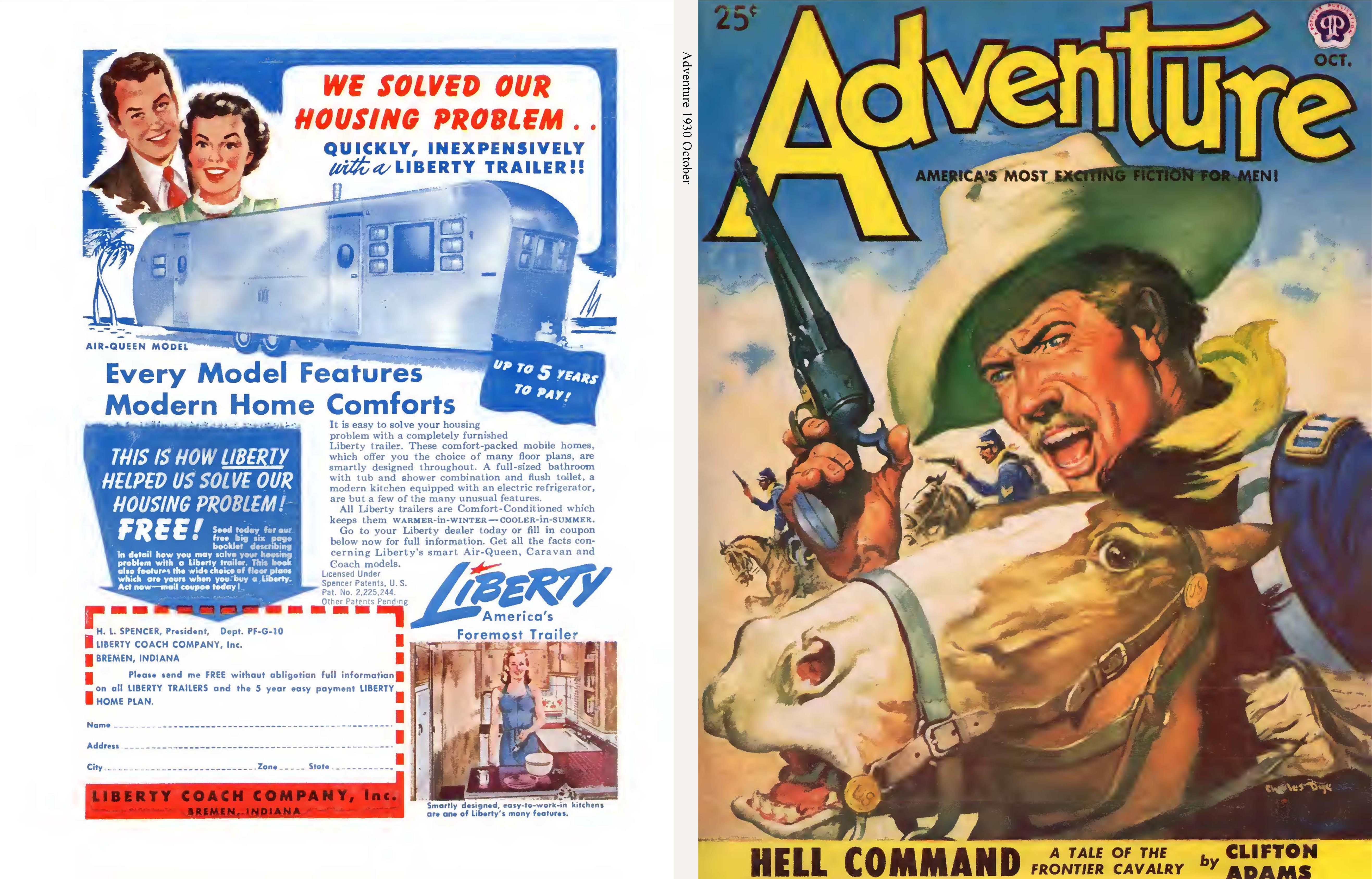 Adventure 1930 October cover image