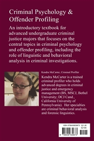 Criminal Psychology & Offender Profiling cover image