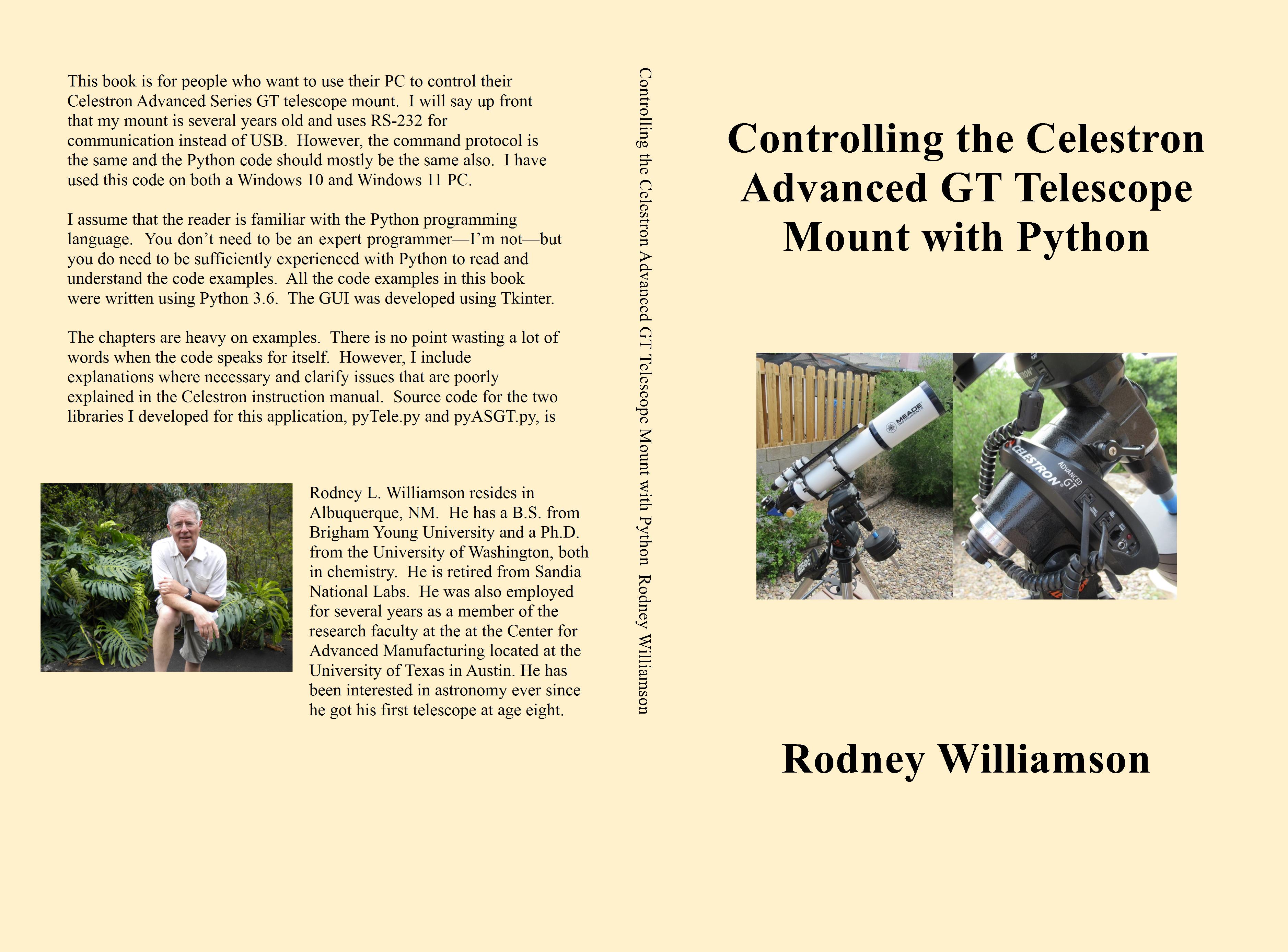 Controlling the Celestron Advanced GT Telescope Mount with Python cover image