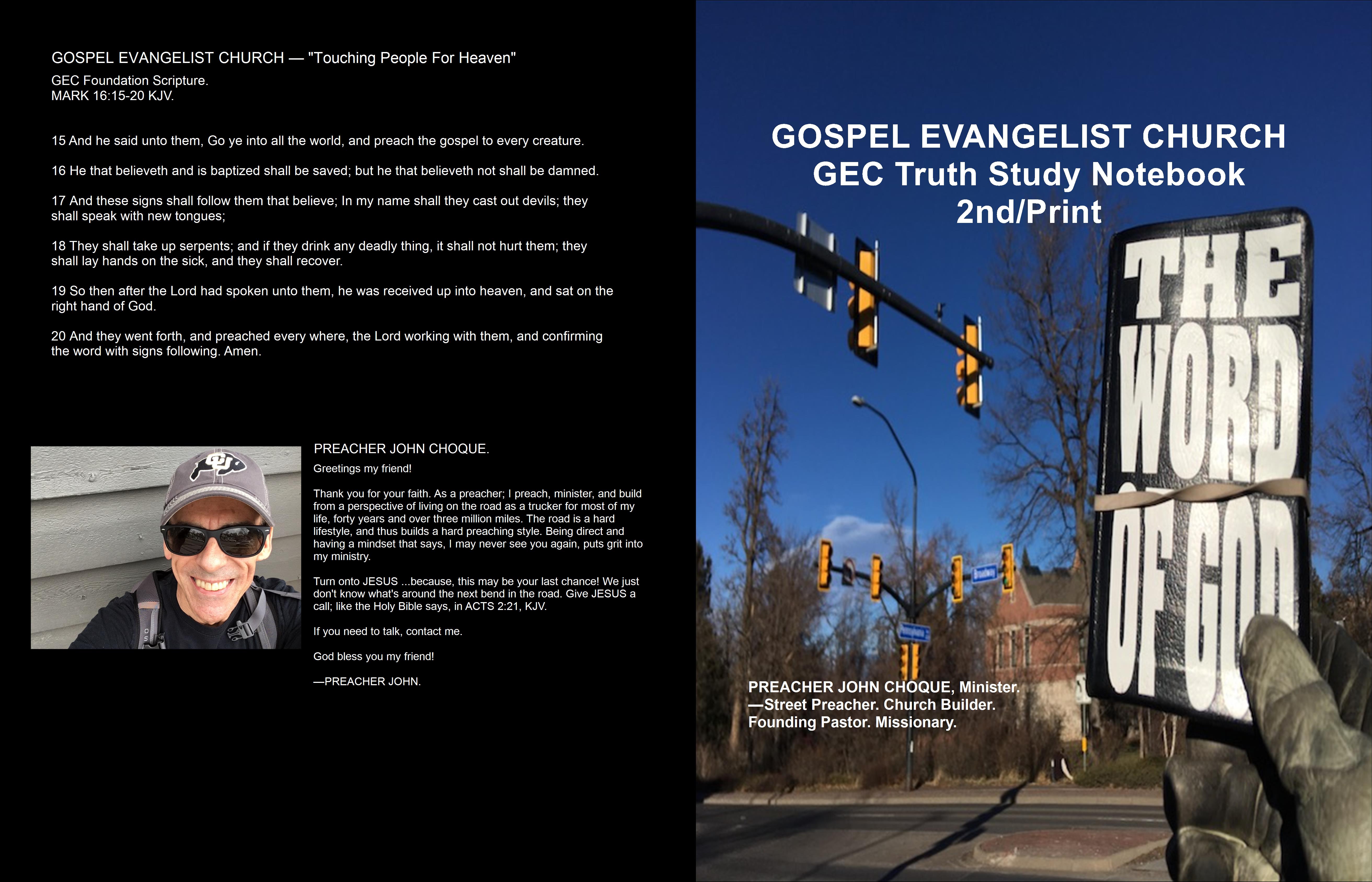 GEC Truth Study Notebook — 2nd/Print. cover image