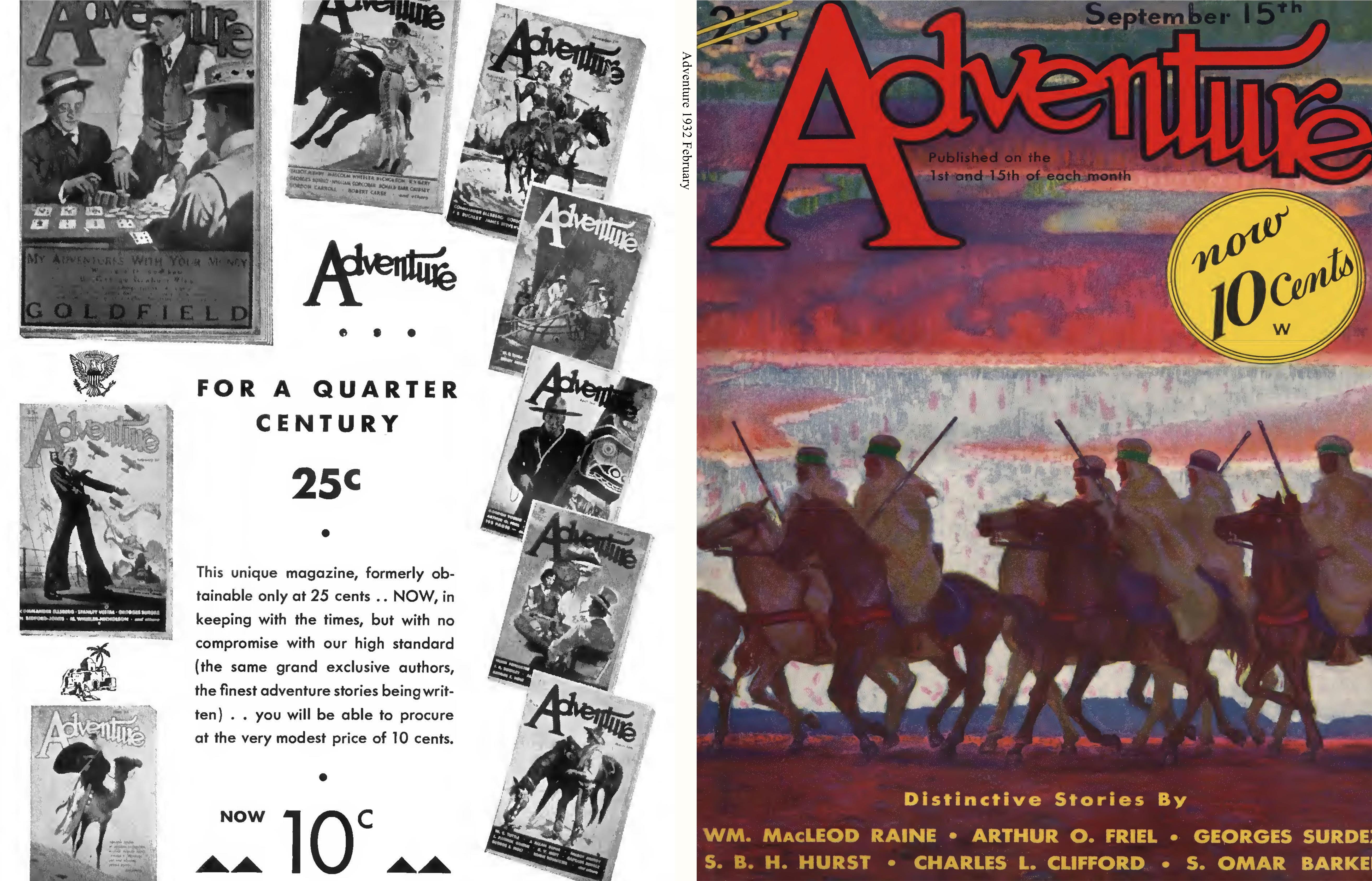 Adventure 1932 September  cover image