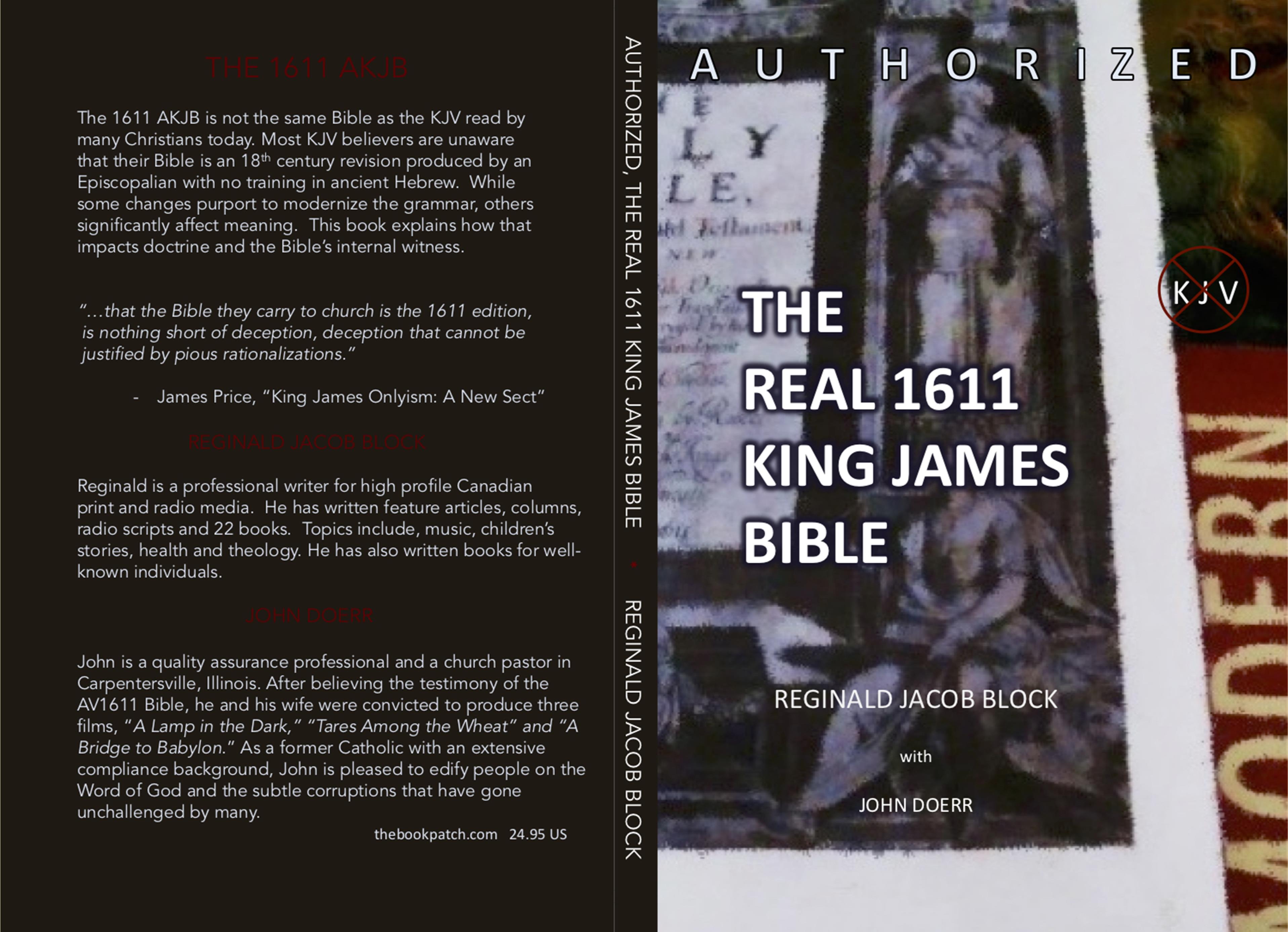 AUTHORIZED, THE REAL 1611 KING JAMES BIBLE cover image