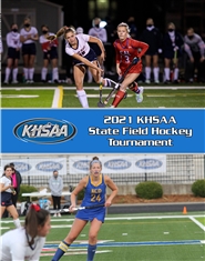 2021 KHSAA Field Hockey State Tournament Program cover image