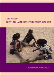 Dictionary of Balanta Proverbs cover image