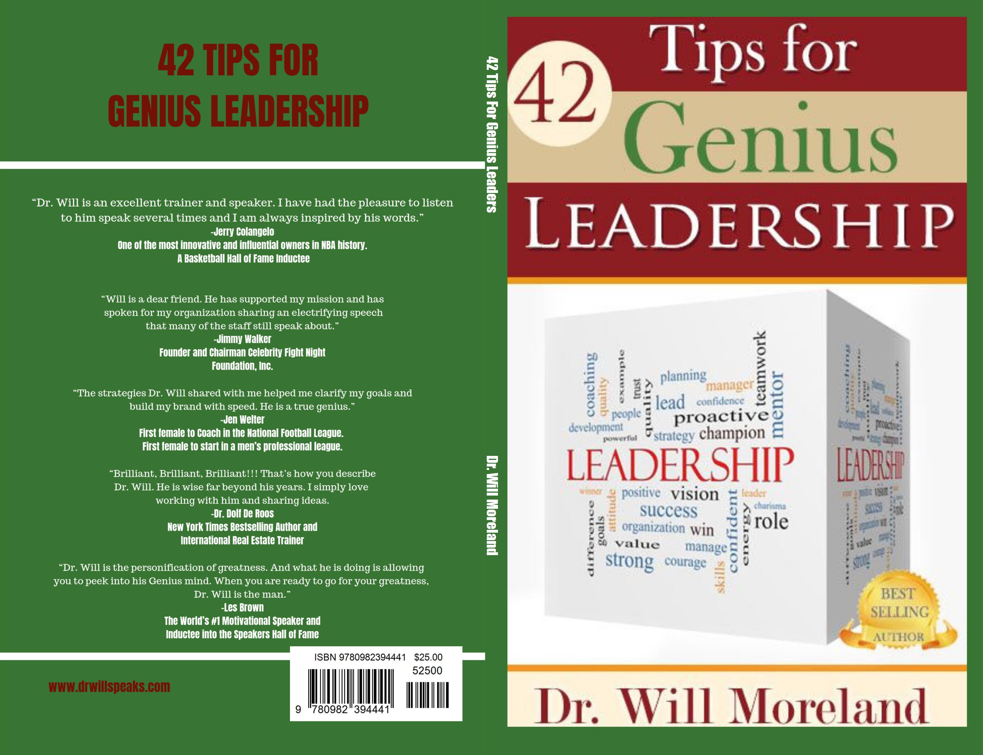 42 Tips For Genius Leaders  cover image