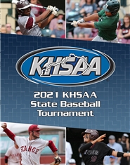 2021 KHSAA Baseball State Tournament Program (B&W) cover image