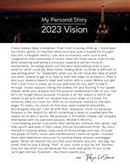 2023 Vision Planner Workbook cover image