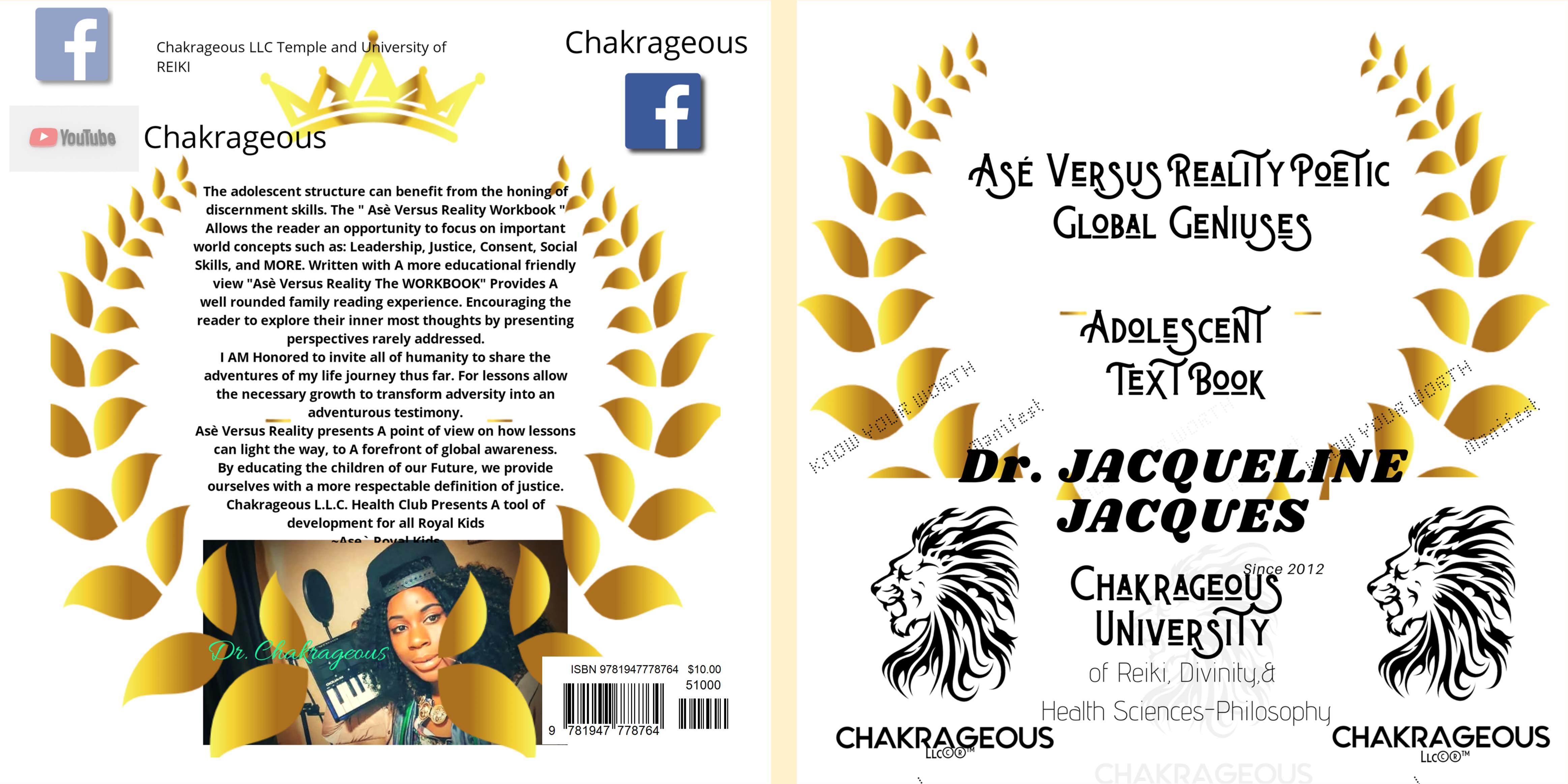 Chakrageous Adolescent Text Book- Asé Versus Reality cover image