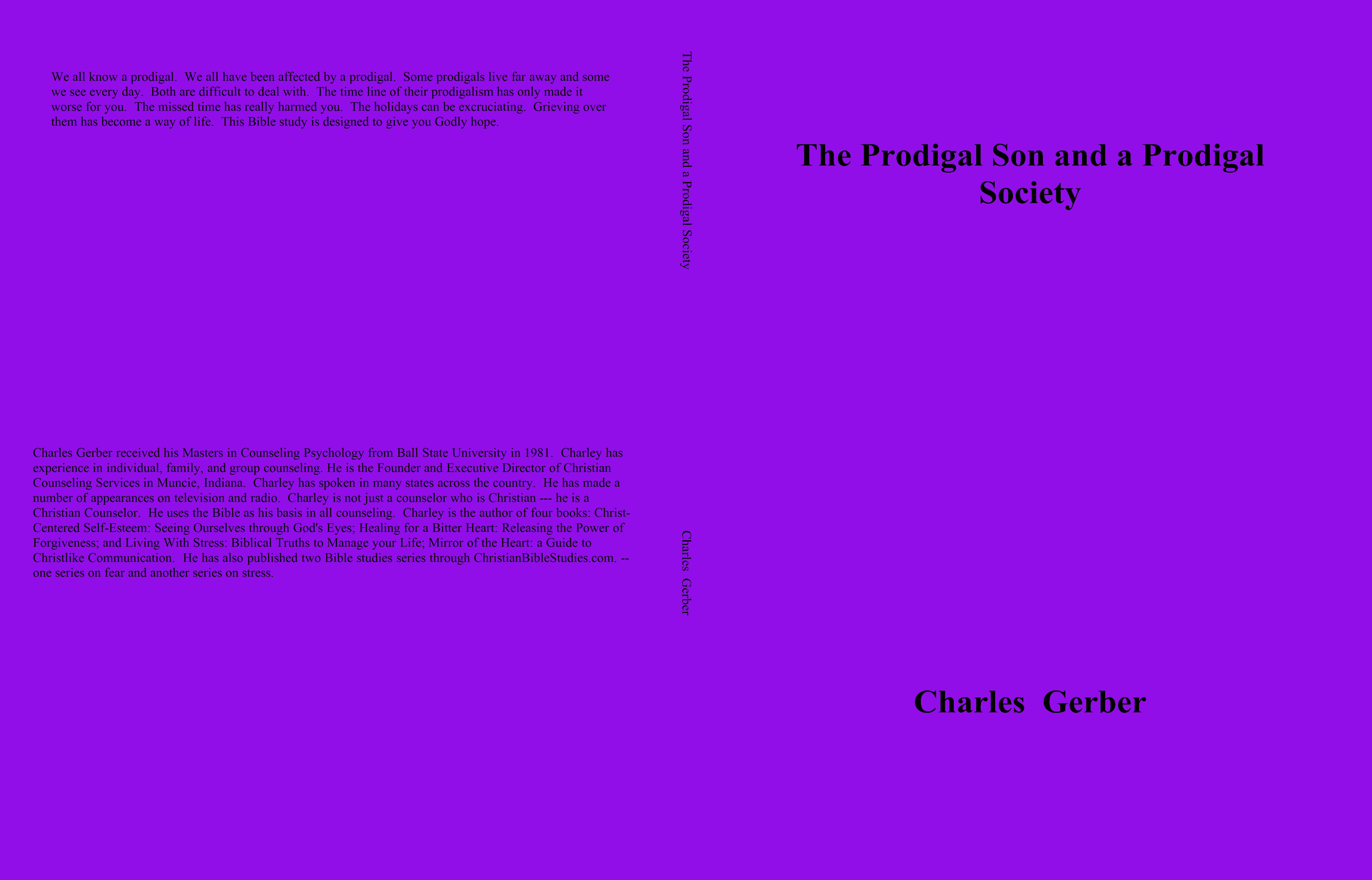 The Prodigal Son and a Prodigal Society cover image