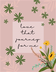 Undated Daily Planner | Love That Journey For Me cover image