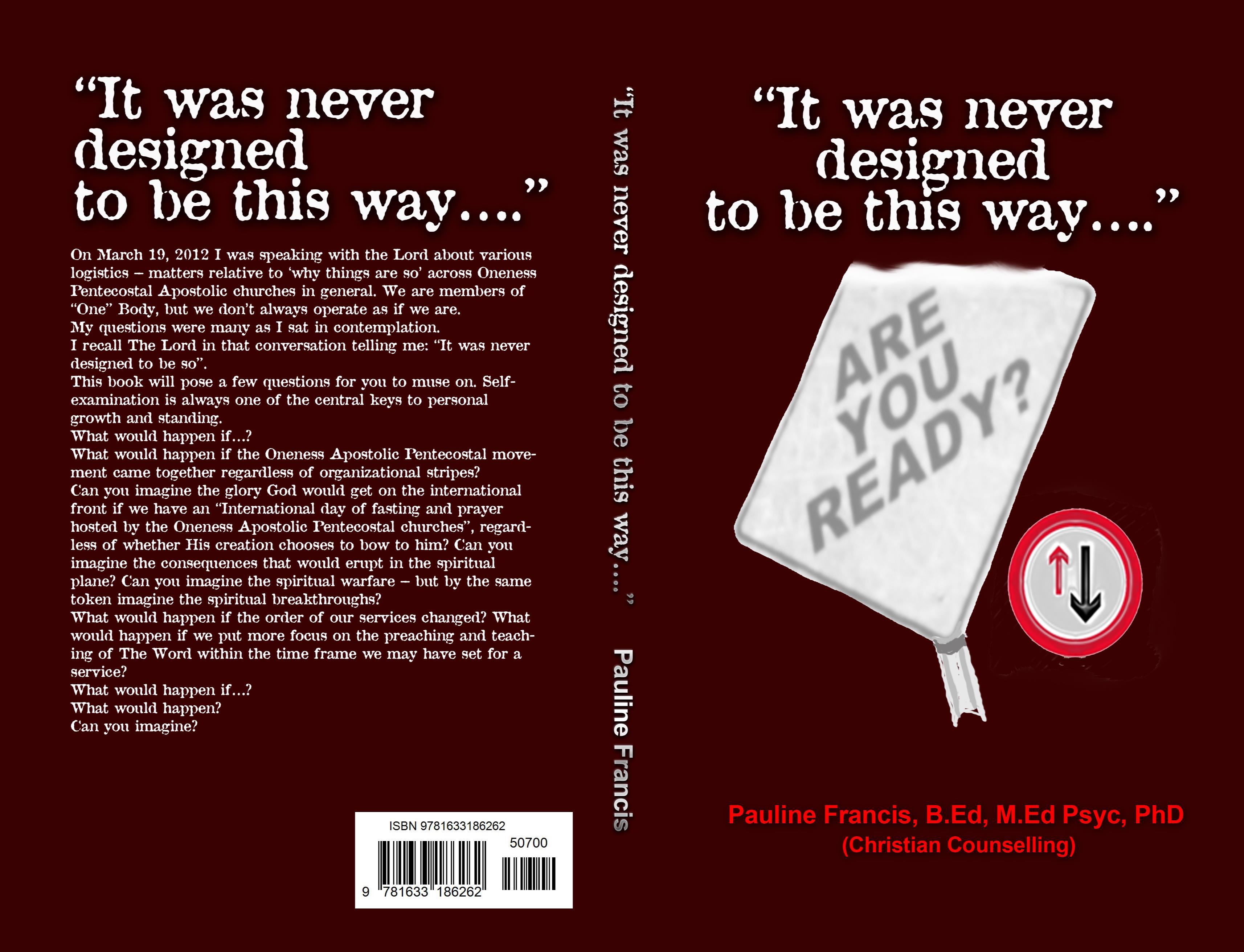“It was never designed to be this way….” cover image