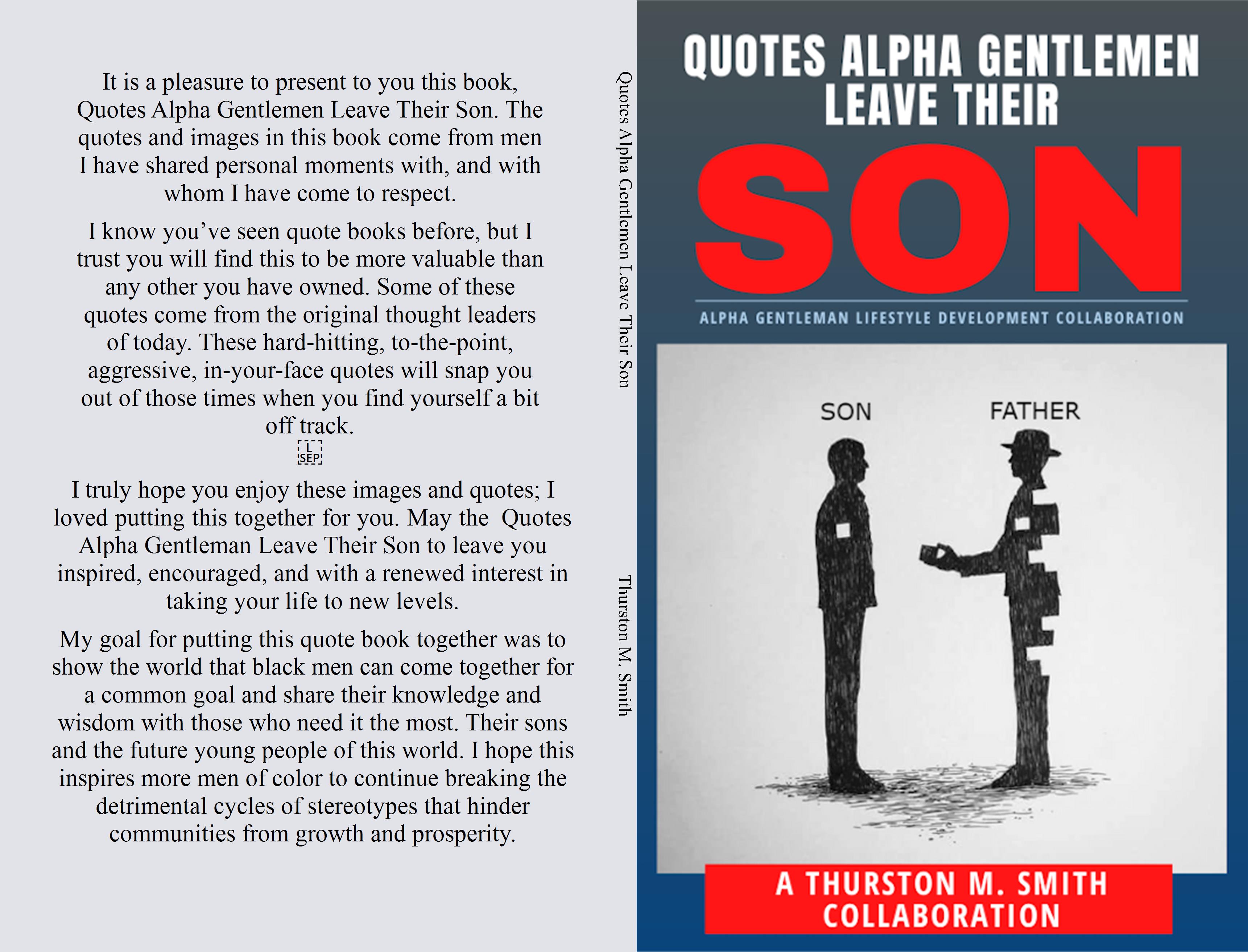 Quotes Alpha Gentlemen Leave Their Son cover image
