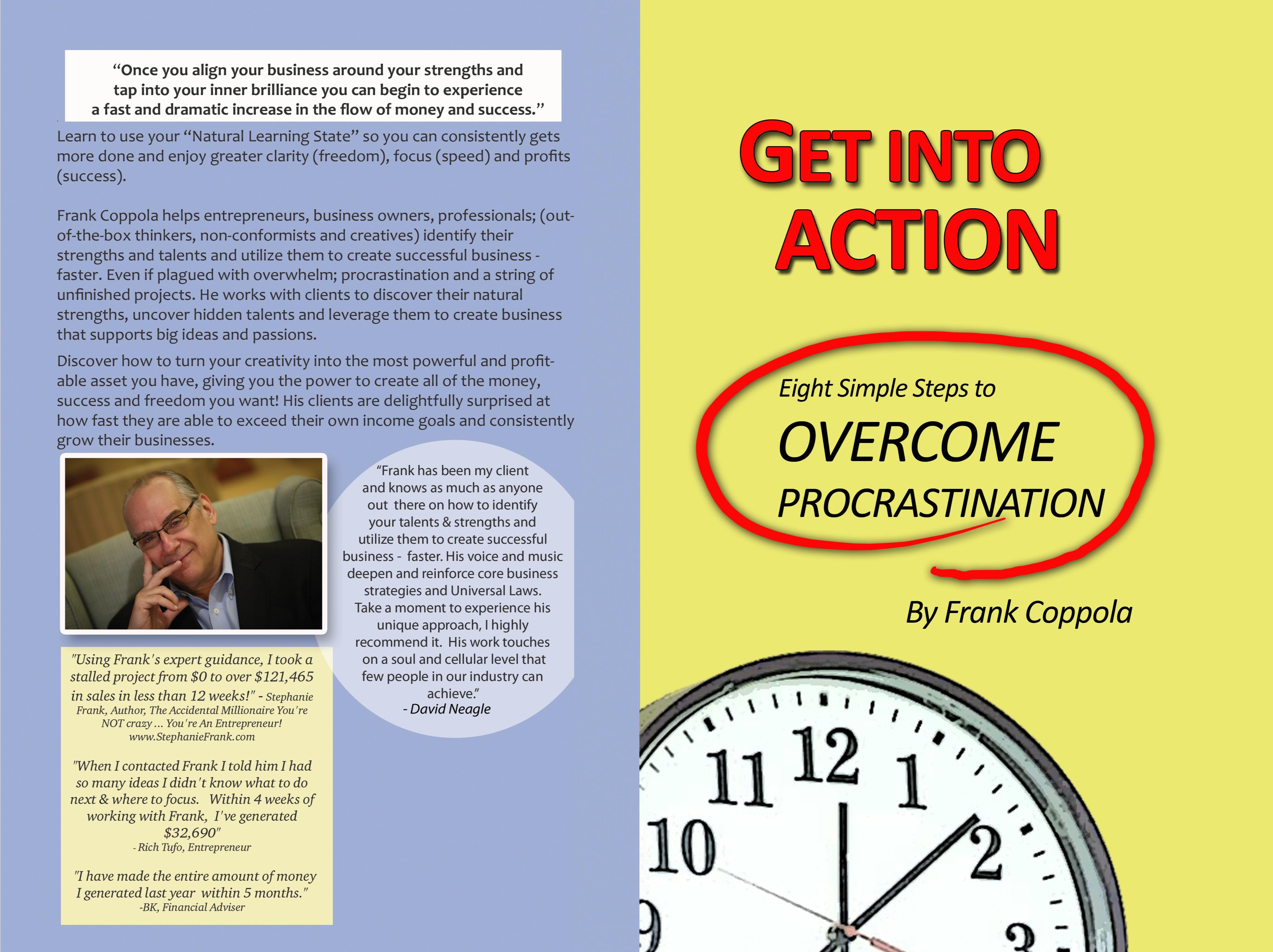 Get Into Action 8 Simple Steps to Overcome Procrastination By Frank Coppola cover image