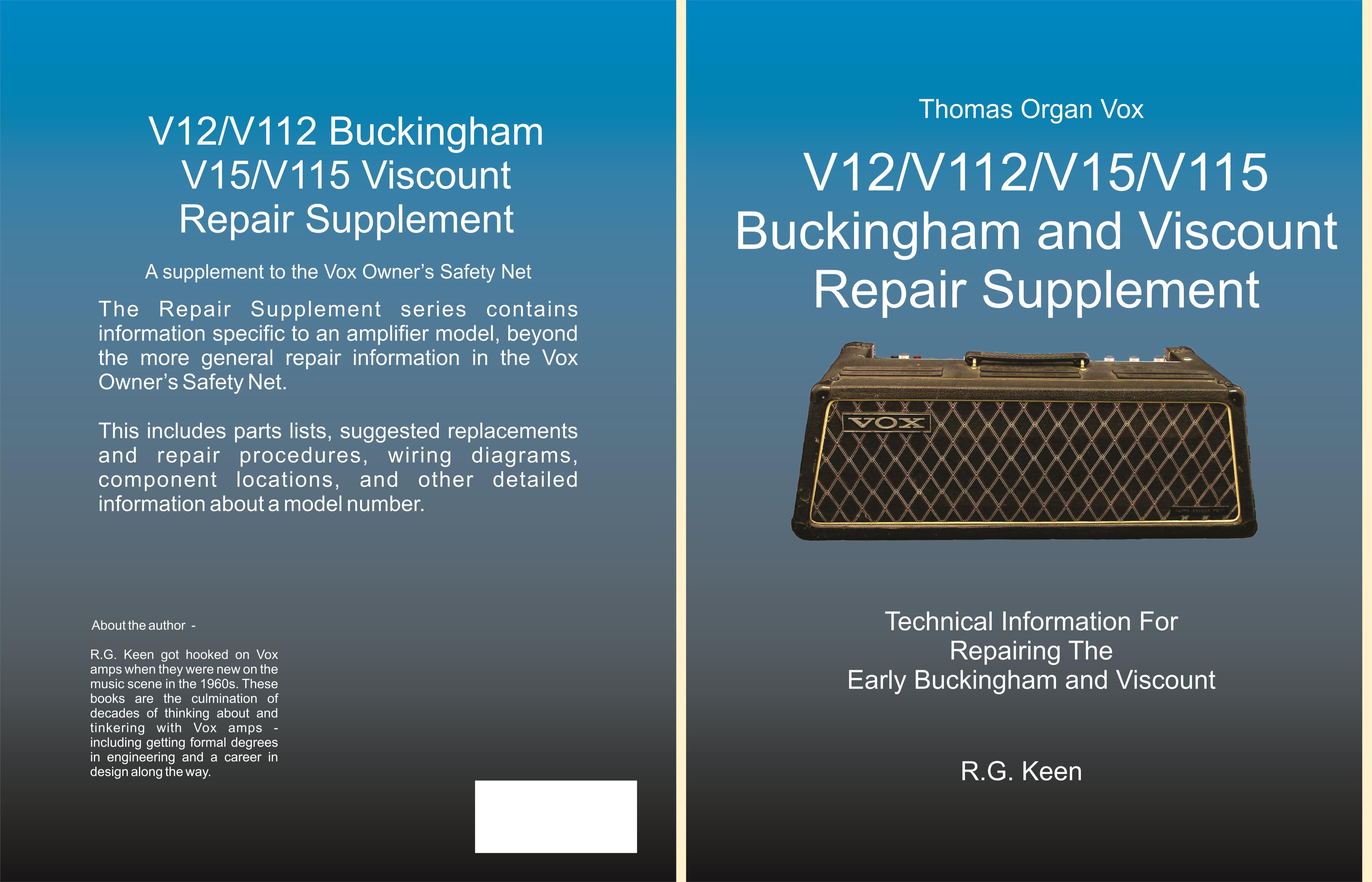 Buckingham/Viscount V12/V112/V15/V115 cover image