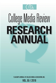 College Media Review Research Annual 2018 cover image