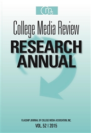 College Media Review Research Annual 2015 cover image