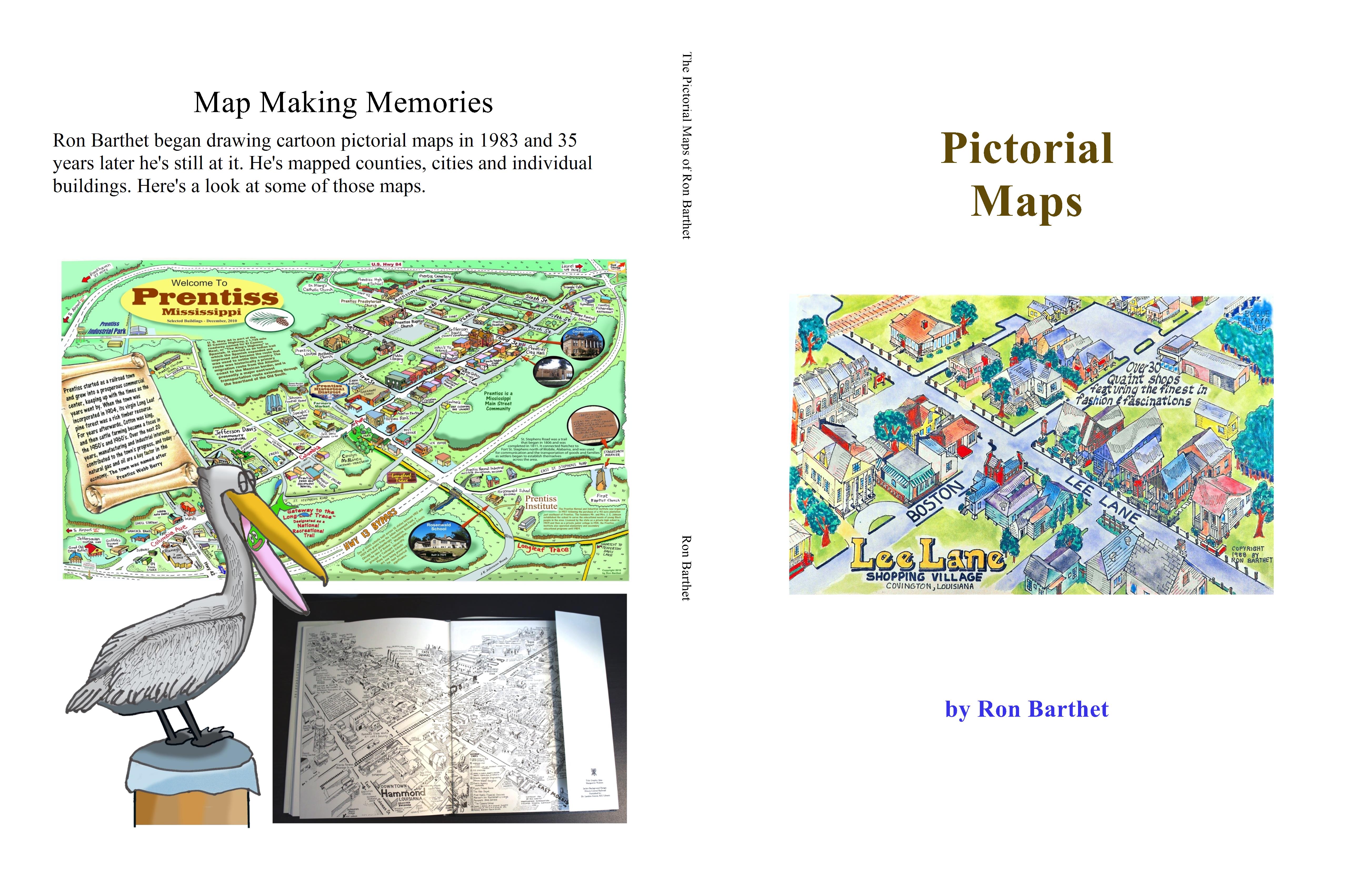 The Pictorial Maps of Ron Barthet cover image