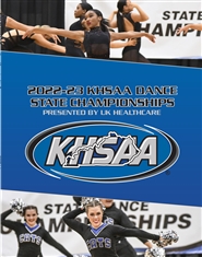 2022-23 KHSAA Dance State Championship Program (B&W) cover image