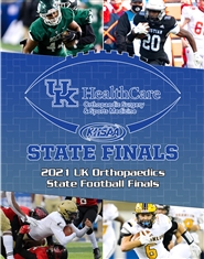 2021 KHSAA Football State Finals Program (B&W) cover image