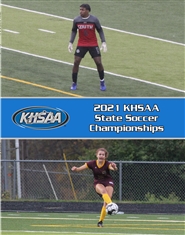 2021 KHSAA Soccer State Tournament Program (B&W) cover image