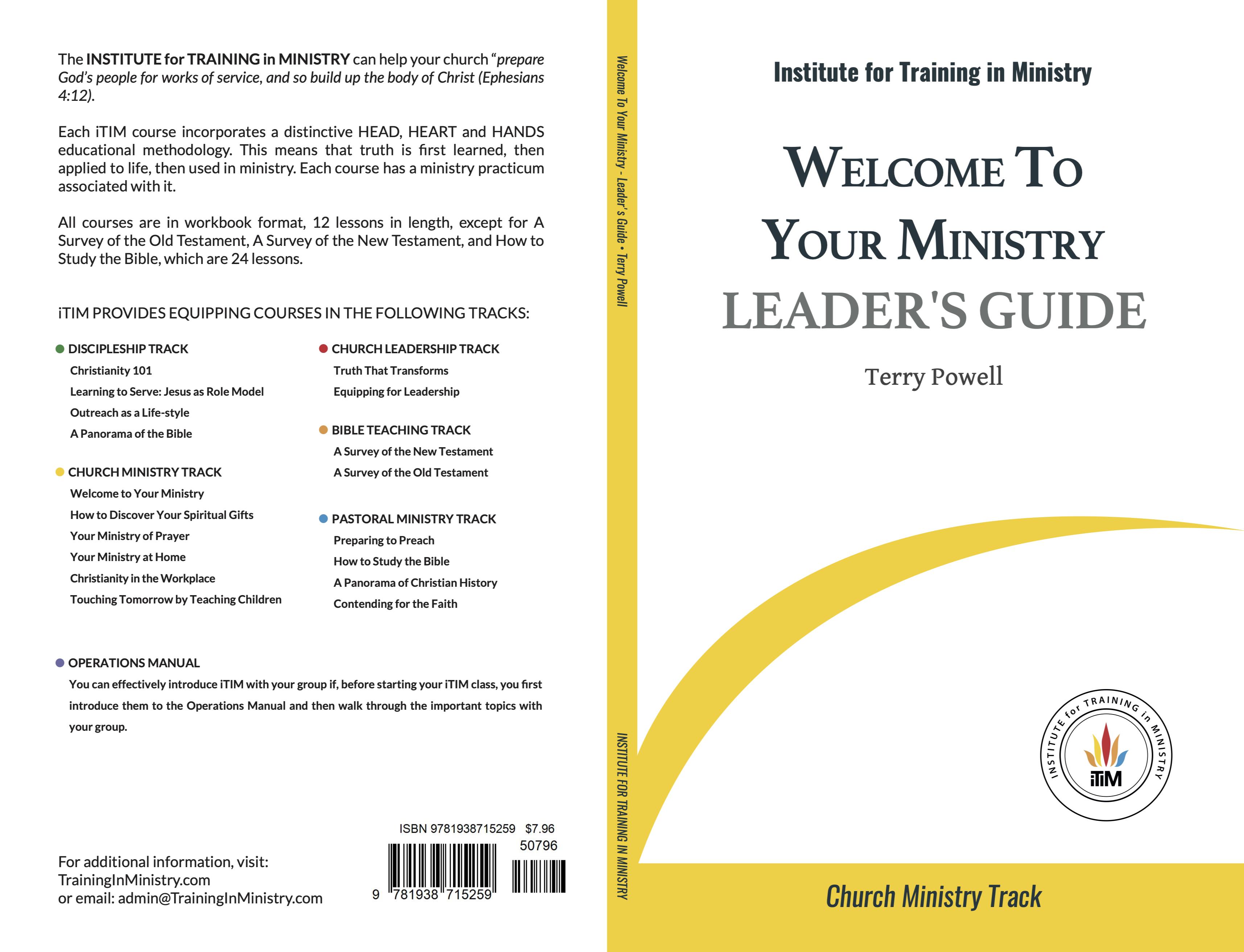Welcome to Your Ministry GUIDE cover image