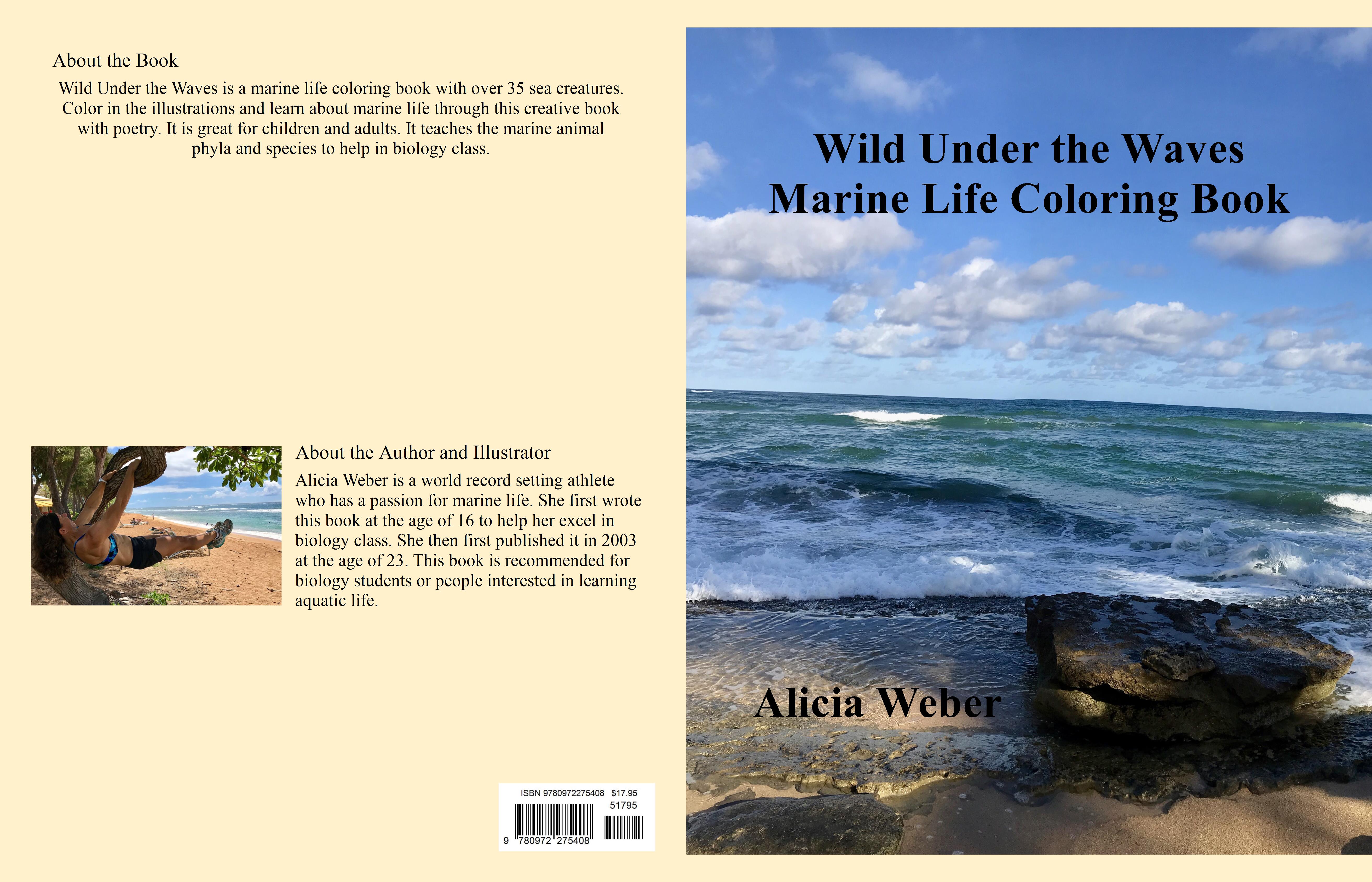Wild Under the Waves: Marine Life Coloring Book cover image