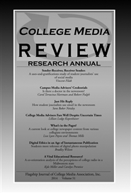 College Media Review Research Annual 2014 cover image
