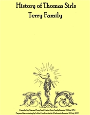 History of Thomas Sirls Terry Family cover image