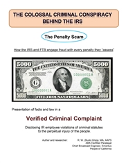 The Colossal Criminal Conspiracy Behind the IRS - The Penalty Scam cover image