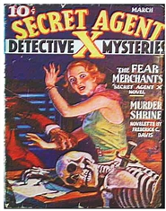 Secret Agent X 1936 March cover image