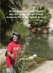 Remembrance of Judi Myers: may her memories and happy moments live in our hearts forever cover image