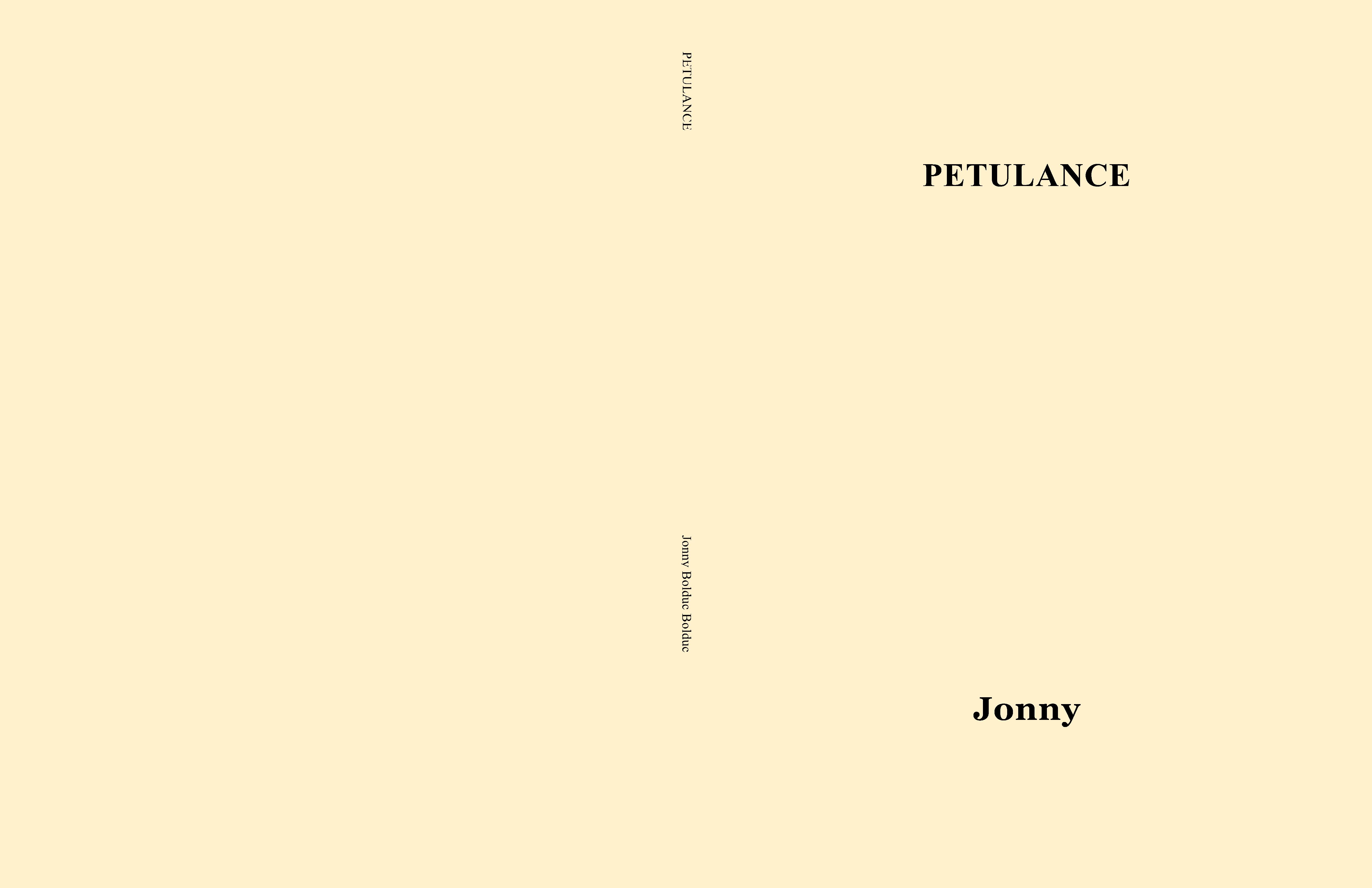 PETULANCE  cover image