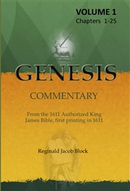 GENESIS COMMENTARY, CHAPTERS 1-25, VOLUME 1 cover image