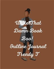 Write That Damn Book Boo Outline Journal cover image