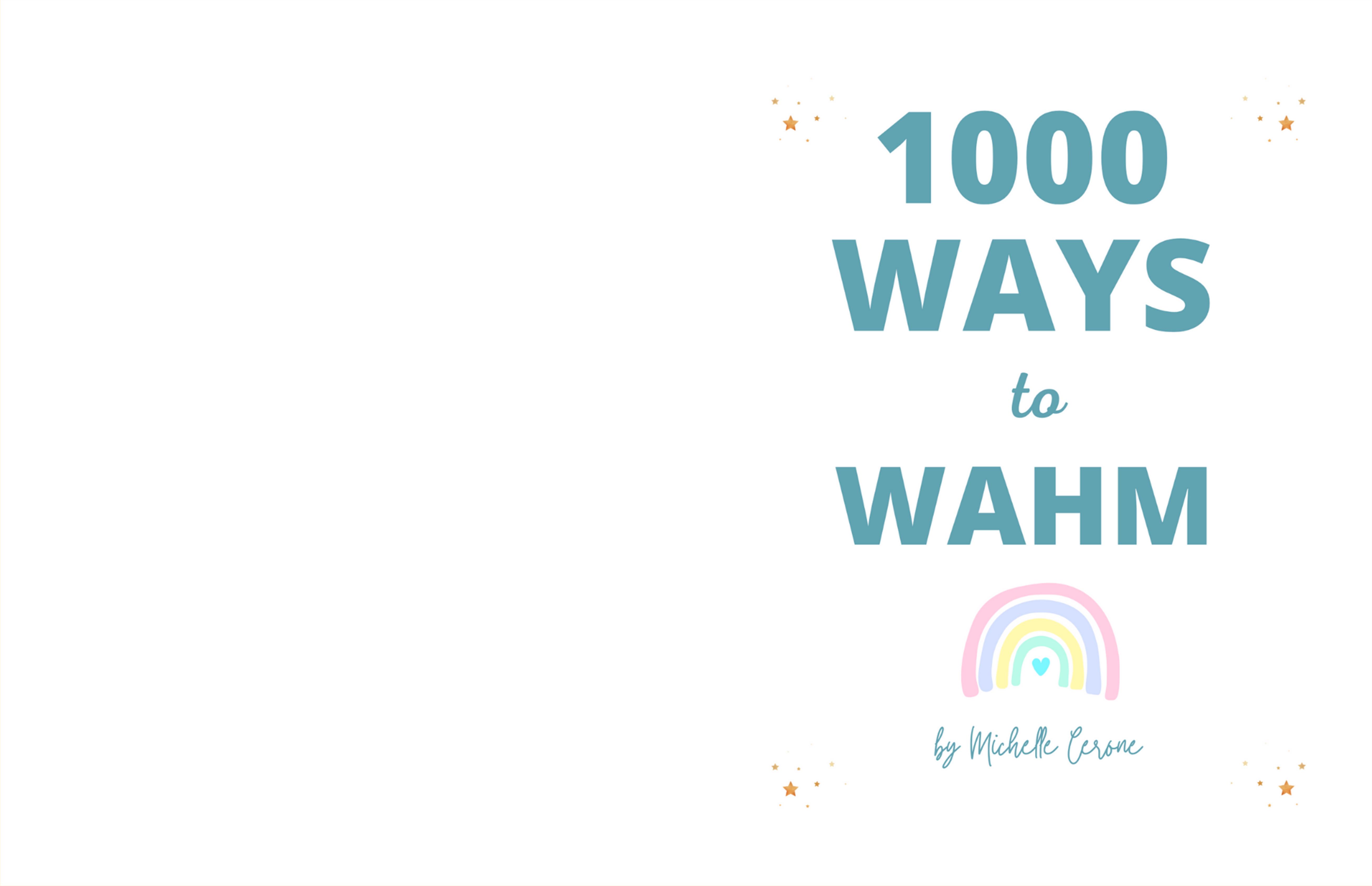 1000 Ways to WAHM cover image