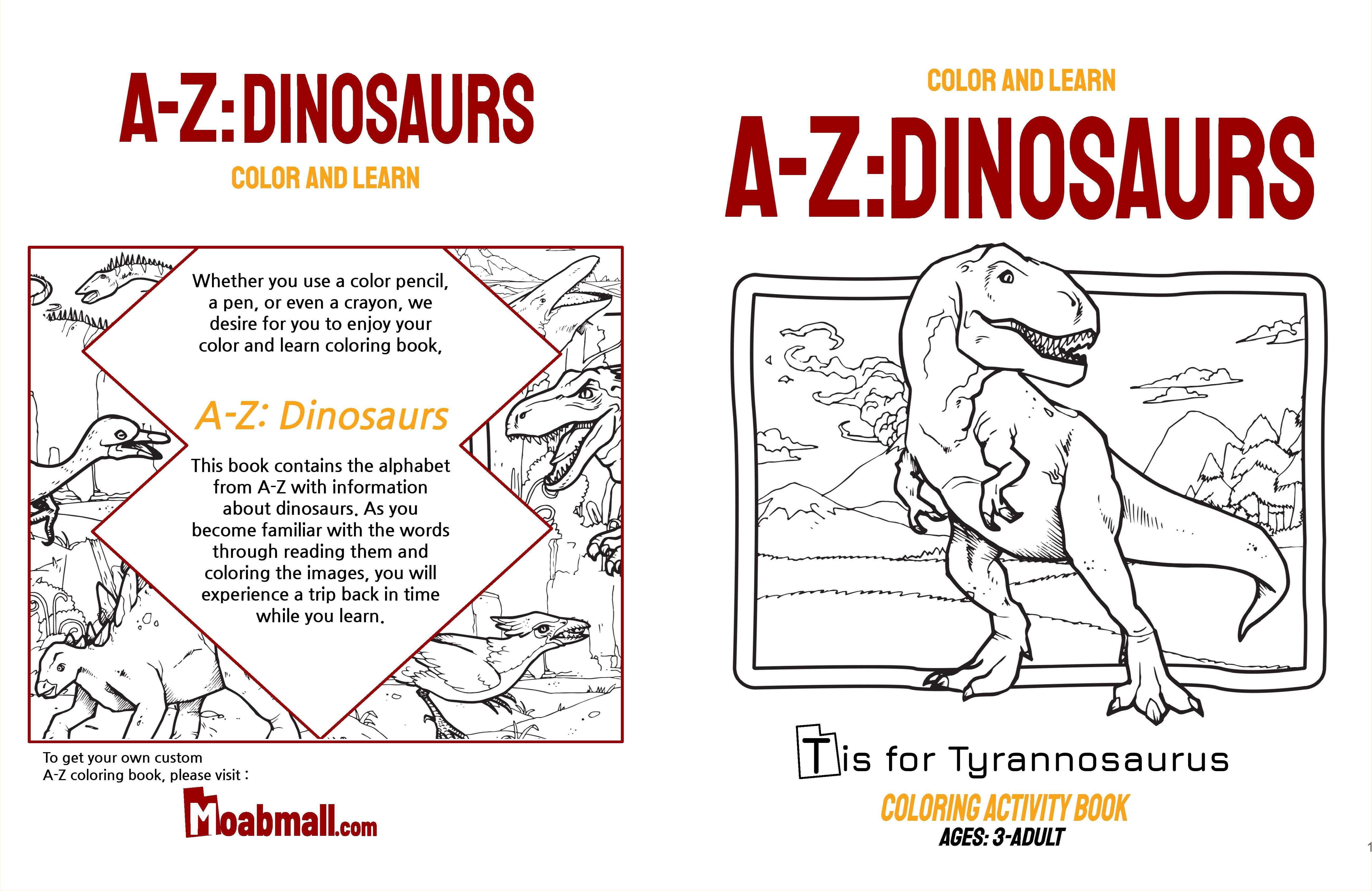 A-Z: Dinosaurs cover image