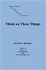 Think On These Things - Final cover image