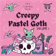 Mini Coloring Book PASTEL GOTH (Volume 1) cover image