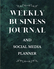Weekly Business Journal and Social Media Planner - Green Edition SP cover image