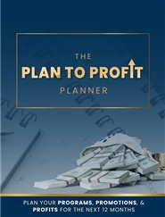 Plan To Profit Planner cover image