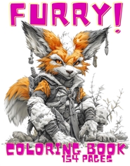 Furry! Coloring Book cover image