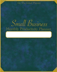Monthly Productivity Planner & Tracker (Small Business) cover image