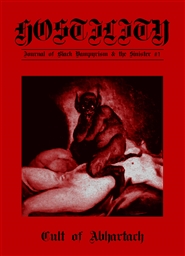 Hostility - Journal of Black Vampyrism & the Sinister - Issue # 1 cover image