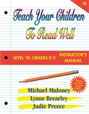 Teach Your Children to Read Well 1B Instructor
